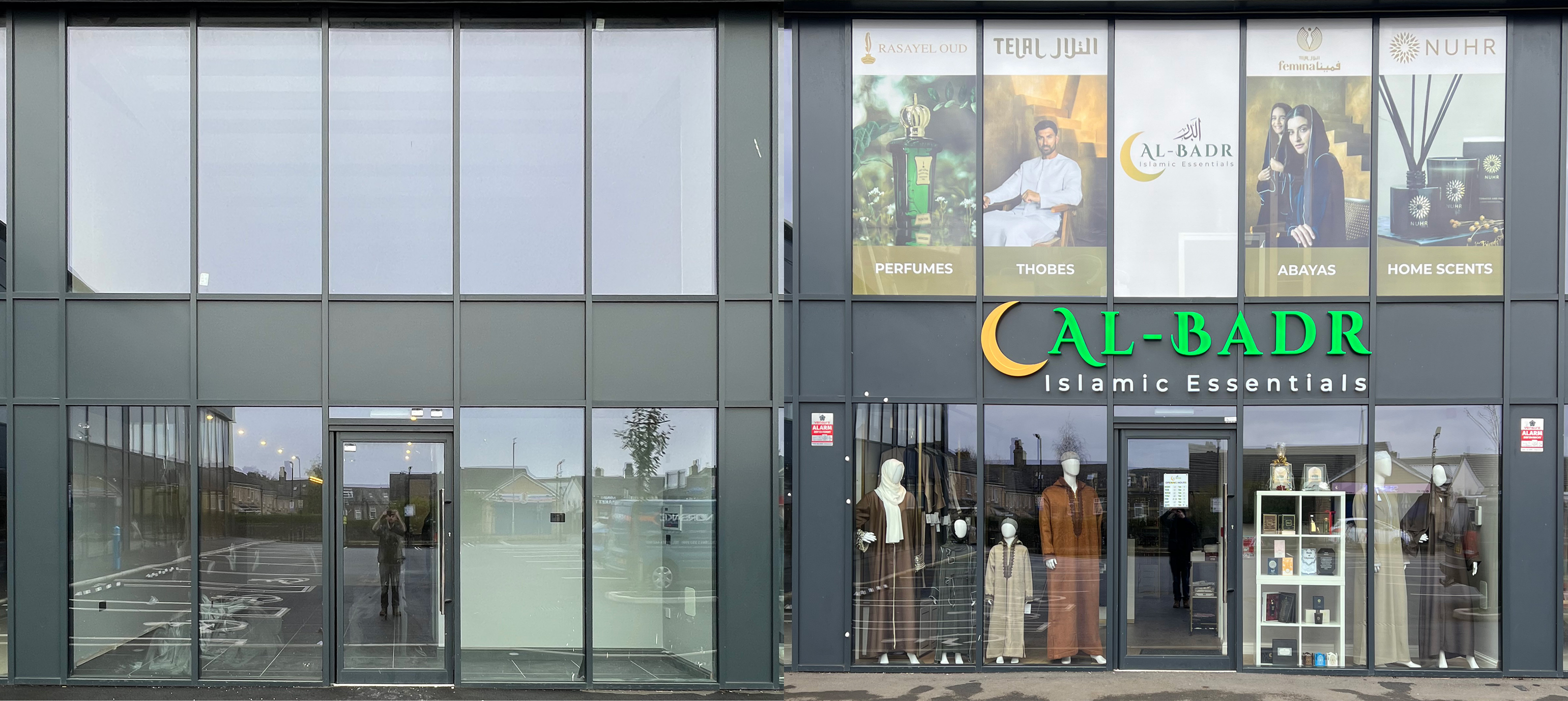 Case Study: Premium Shopfront Signage & Window Graphics for Al-Badr Islamic Essentials