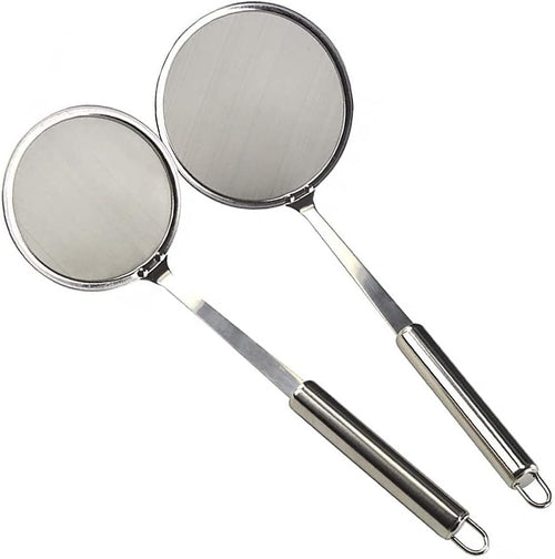 Aieve 2 Pieces Skimmer Spoon, Spider Cooking Utensil, Slotted Spoon, Stainless Steel Ladle Wire Spoon - Norgroup