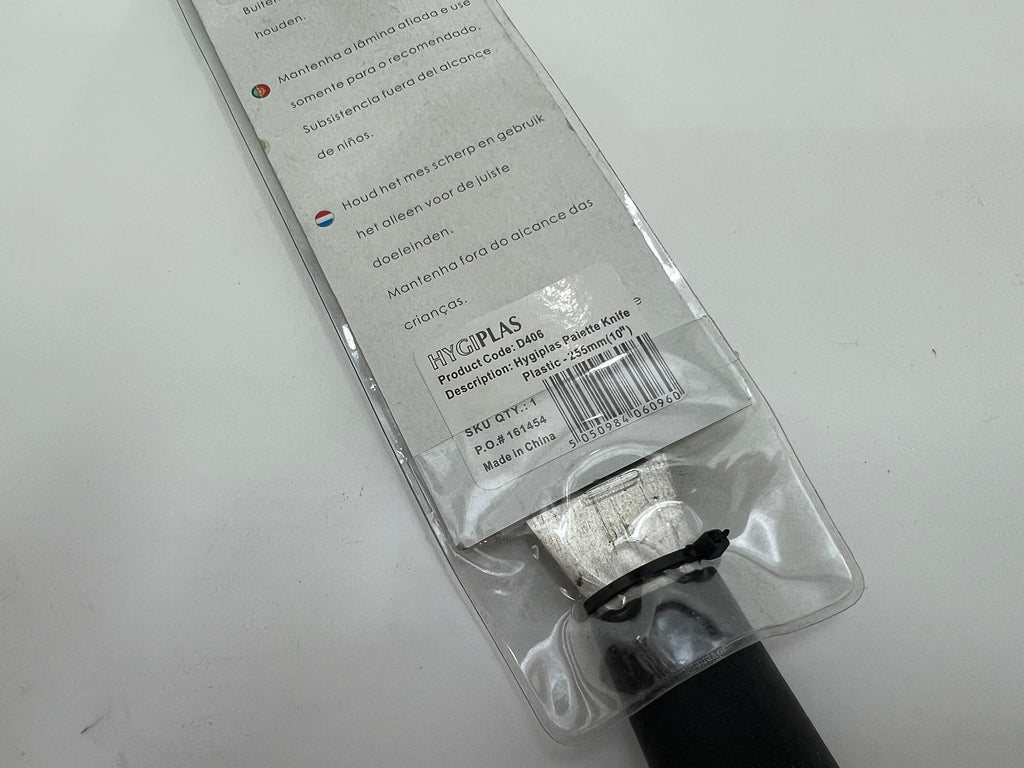 Hygiplas Straight Blade Palette Knife Black 25.5cm - Norgroup