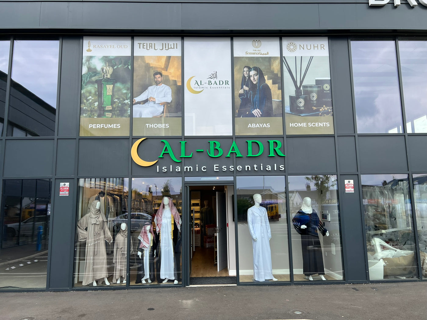 Bespoke shopfront signage and window graphics by Norgroup
