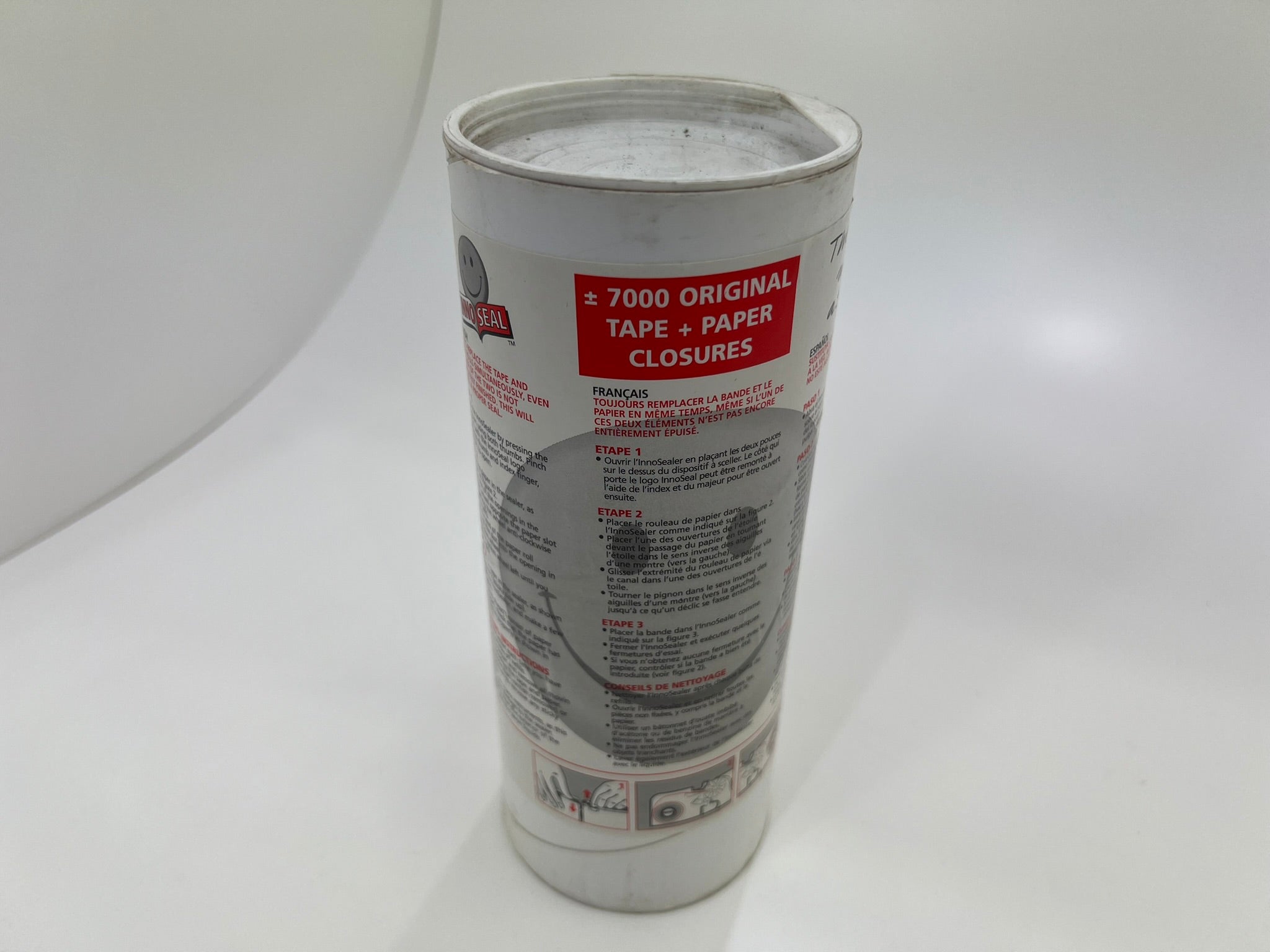 InnoSeal 7000 Origial Tape + Paper Closures Seals for Sealer Machine - Seal with a Smile - Norgroup