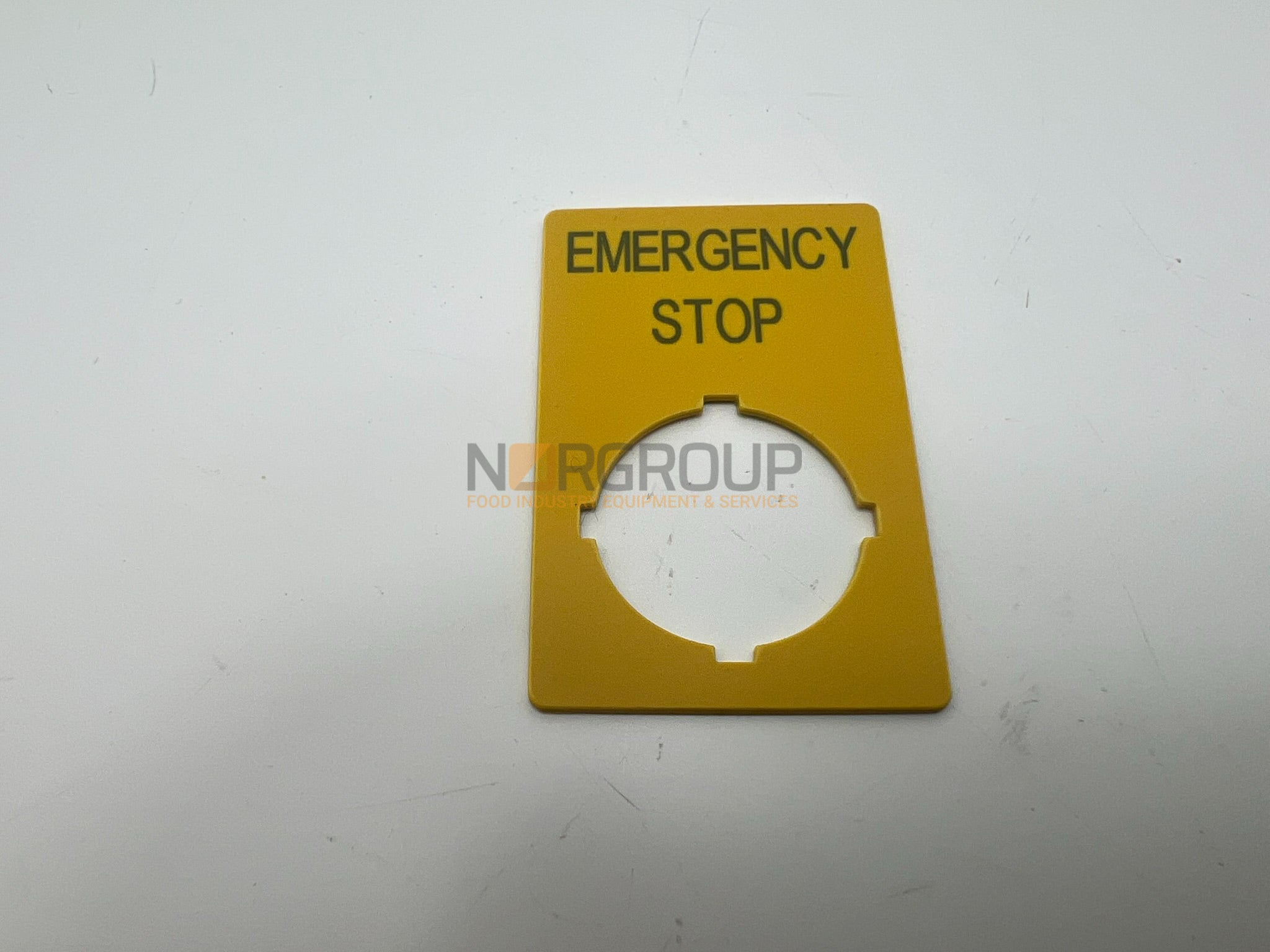 Legend - 22mm Button - "E-Stop"