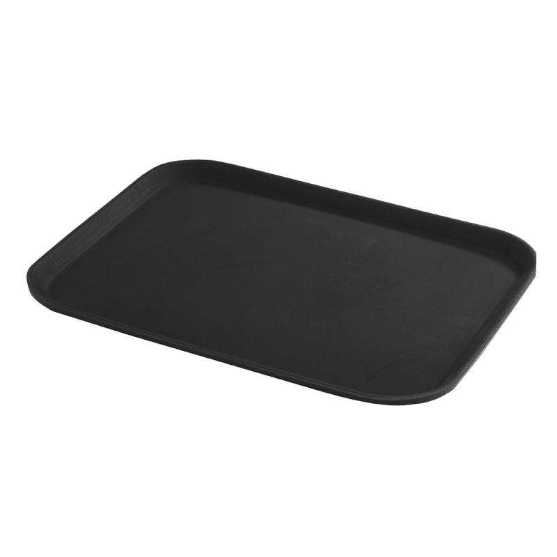 Non Slip Tray Rectangular Black 12 x 16 - Norgroup