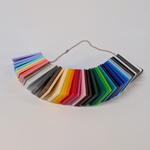 Acrylic for Signs & Lettering — material colour samples