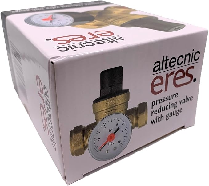Pressure Reducing Valve with Gauge for 15mm and 22mm ER - PRV1522 - Norgroup