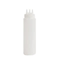 Vogue Clear 3 Nozzle Squeeze Bottle 36oz 908ml - Norgroup