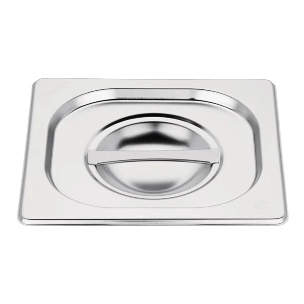 Vogue Stainless Steel 1/6 Gastronorm Lid - Norgroup