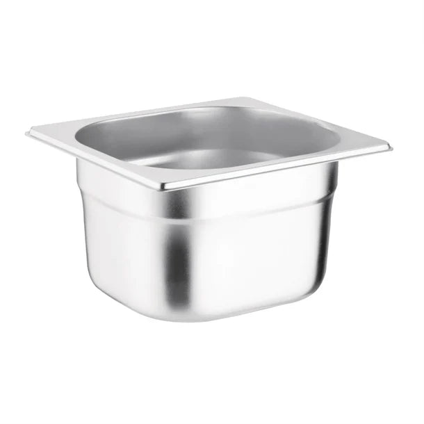 Vogue Stainless Steel 16 Gastronorm Tray 100mm - Norgroup