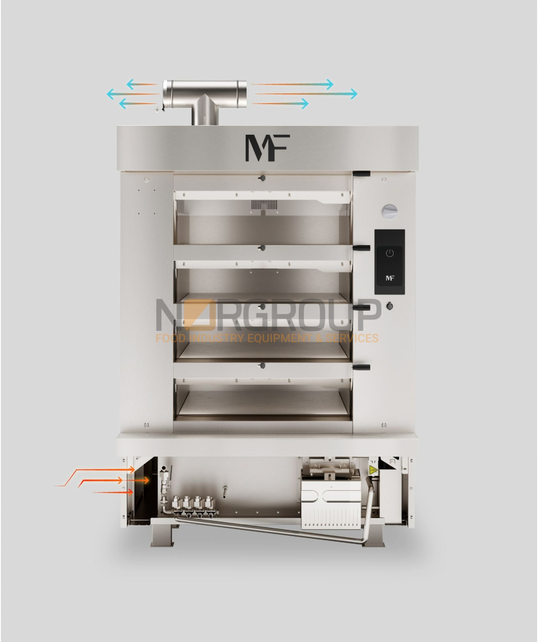 Mondial Forni Lem Steam Tube Deck Oven